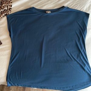 Medium blue Chico’s top- great for layering!
